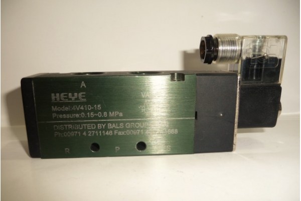 5/2 way Solenoid Valve 1/2″ NPT Ports 4V410-15, HEYE Valve